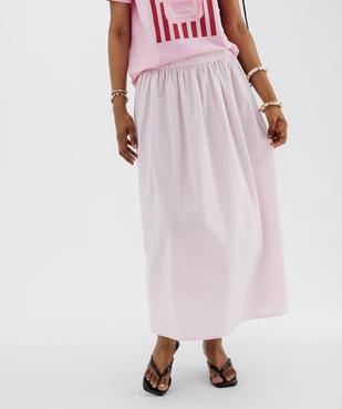 Jupe longue et ample en coton rayé femme vue1 - GEMO(FEMME PAP) - GEMO