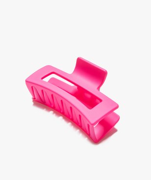 Pince crabe femme forme rectangle mate vue2 - GEMO (ACCESS) - GEMO