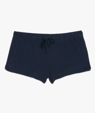 Short de pyjama femme en coton stretch vue4 - GEMO(HOMWR FEM) - GEMO