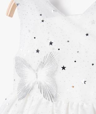Robe de cérémonie en tulle pailleté bébé fille vue2 - GEMO(BEBE DEBT) - GEMO