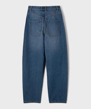 Jean mum taille haute fille vue3 - GEMO 4G FILLE - GEMO