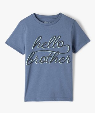 Tee-shirt garçon à manches courtes imprimé vue1 - GEMO (ENFANT) - GEMO
