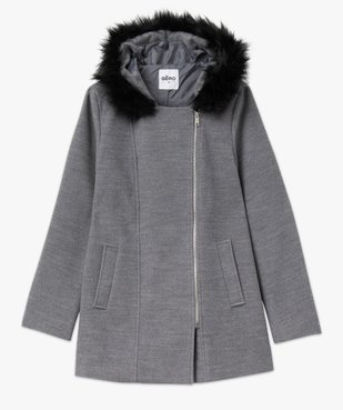 Manteau à capuche avec fermeture asymétrique femme vue4 - GEMO(FEMME PAP) - GEMO