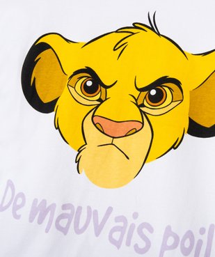 Pyjashort imprimé Simba fille - Disney Le Roi Lion vue2 - ROI LION - GEMO