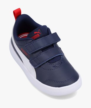 Baskets garçon bicolores à scratch – Puma Courtflex vue5 - PUMA - GEMO