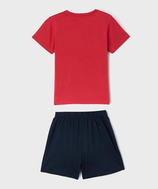 Pyjashort bicolore à motif dinosaure garçon vue3 - GEMO 4G GARCON - GEMO