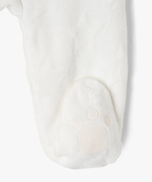 Surpyjama chaud et doux à capuche motif animal idéal Noël bébé vue4 - GEMO(BEBE DEBT) - GEMO