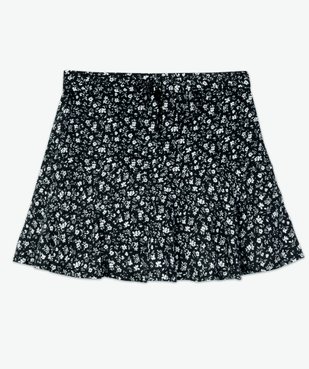 Jupe-short femme fluide à fleurs vue4 - FOLLOW ME - GEMO