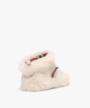 Chaussons bébé Noël boots en forme de cerf à nez rouge vue4 - GEMO (ENFANT) - GEMO