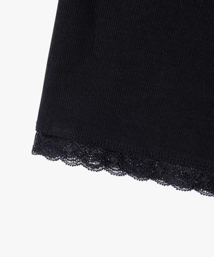 Tee-shirt à manches courtes avec bas en dentelle fille vue3 - GEMO (JUNIOR) - GEMO