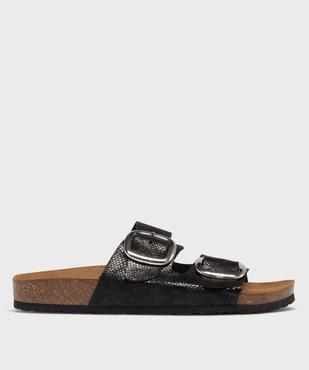 Mules ouvertes avec brides à boucles femme - Follow Me vue1 - FOLLOW ME - GEMO