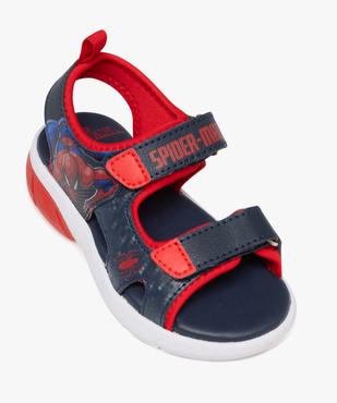 Sandales sport à double scratch imprimées à semelle lumineuse garçon - Spiderman vue5 - SPIDERMAN - GEMO