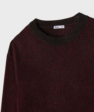 Pull court col rond ado fille vue2 - GEMO (JUNIOR) - GEMO