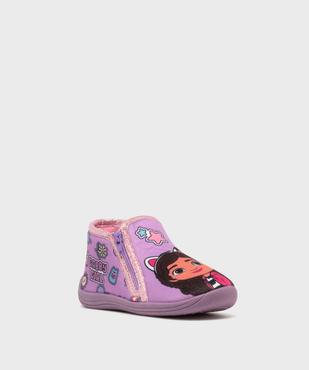 Chaussons montants zippés en velours imprimés fille - Gabby et la Maison Magique vue2 - GABBY - GEMO