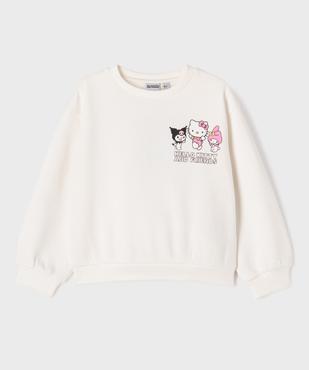 Sweat à motif poitrine et dos fille - Hello Kitty vue1 - HELLO KITTY - GEMO