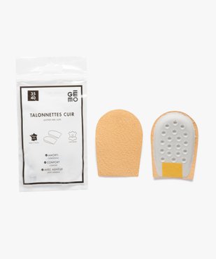 Semelles femme talonnettes en cuir  vue2 - GEMO(ENTRETIEN) - GEMO