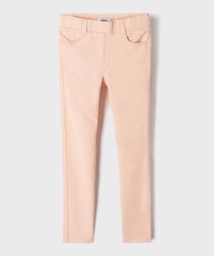 Pantalon slim avec taille ajustable fille vue1 - GEMO (ENFANT) - GEMO