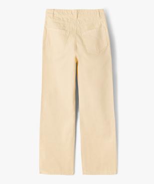 Jean straight taille ajustable fille vue4 - GEMO (JUNIOR) - GEMO