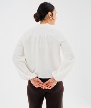T-shirt uni col montant femme vue1 - GEMO(FEMME PAP) - GEMO