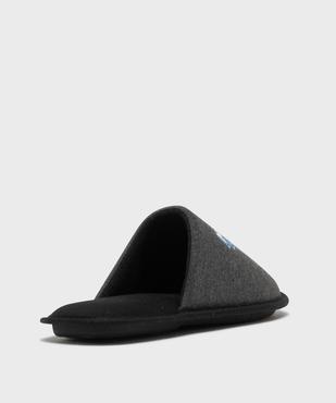 Chaussons mules en jersey imprimé jeu vidéo homme vue4 - GEMO 4G HOMME - GEMO