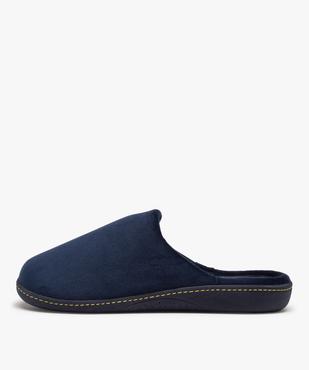 Chaussons femme mules en velours uni - Isotoner vue3 - ISOTONER - GEMO
