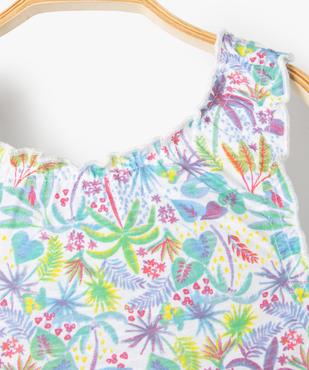 Ensemble bébé fille 2 pièces : débardeur et short imprimés vue2 - GEMO(BEBE DEBT) - GEMO