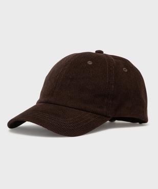 Casquette en velours côtelé femme vue1 - GEMO (ACCESS) - GEMO