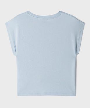 Tee-shirt manches courtes coupe loose imprimé fille - Les Sisters vue3 - LES SISTERS - GEMO