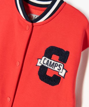 Veste sportswear à boutons-pression fille - Camps United vue3 - CAMPS UNITED - GEMO