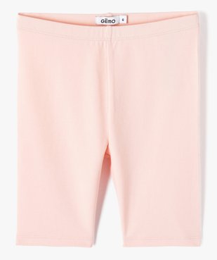 Leggings court en coton stretch fille vue1 - GEMO 4G FILLE - GEMO
