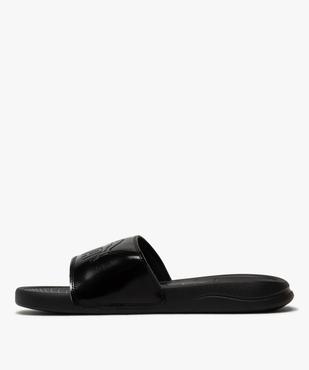 Mules de piscine femme unies à bandeau verni - Puma vue3 - PUMA - GEMO