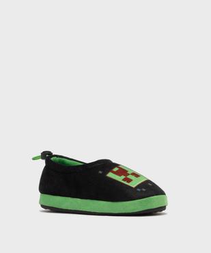 Chaussons en velours avec motif jeu vidéo garçon - Minecraft vue2 - MINECRAFT - GEMO