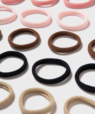 Elastiques ronds pour cheveux fille (lot de 20) vue2 - GEMO (ACCESS) - GEMO
