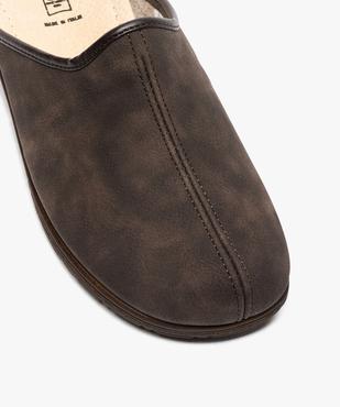 Chaussons homme mules unies à bout fermé vue6 - GEMO(HOMWR HOM) - GEMO