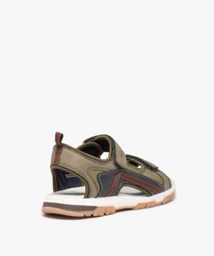 Sandales sport garçon multimatières à brides scratch vue4 - GEMO (ENFANT) - GEMO