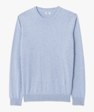 Pull à col rond en coton homme vue8 - GEMO (HOMME) - GEMO