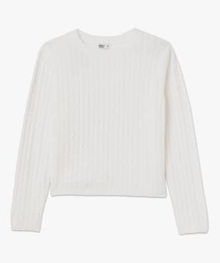 Pull torsadé à col rond femme vue5 - GEMO 4G FEMME - GEMO