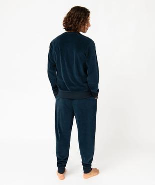 Pyjama en velours 2 pièces homme vue3 - GEMO(HOMWR HOM) - GEMO