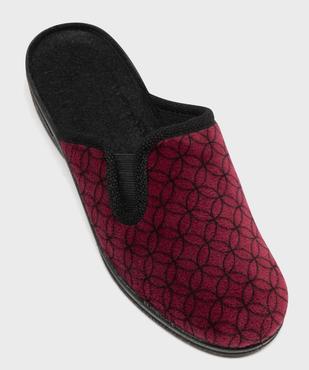 Chaussons mules confort dessus velours femme vue5 - G'FLEX - GEMO