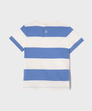 Tee-shirts manches courtes imprimés bébé garçon (lot de 2) vue5 - GEMO 4G BEBE - GEMO