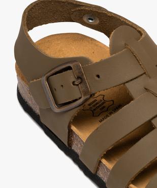 Sandales en cuir à bout fermé garçon vue6 - BUGGY GEMO FOR GOOD - GEMO