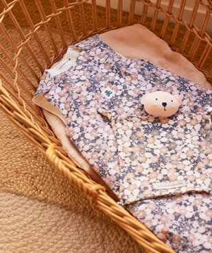 Gigoteuse TOG 3 en toile de coton imprimé fleuri – LuluCastagnette vue5 - LULUCASTAGNETTE - GEMO