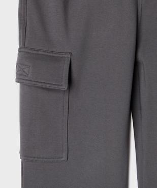 Pantalon de jogging avec intérieur chaud garçon vue3 - GEMO (JUNIOR) - GEMO