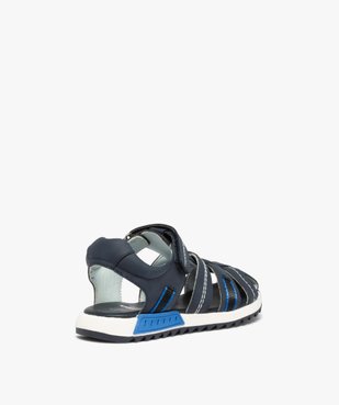 Sandales garçon unies à brides multiples  vue4 - GEMO (ENFANT) - GEMO