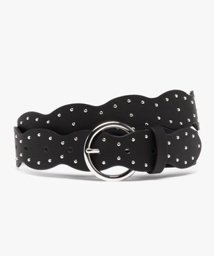 Ceinture à forme originale et clous dorés femme vue1 - GEMO (ACCESS) - GEMO
