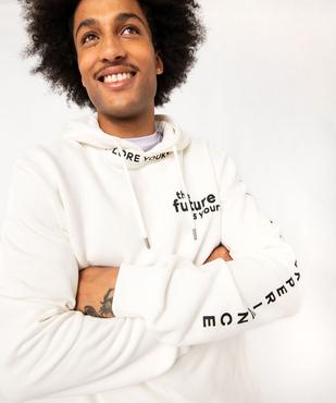 Sweat à capuche en molleton doux homme vue5 - GEMO (HOMME) - GEMO