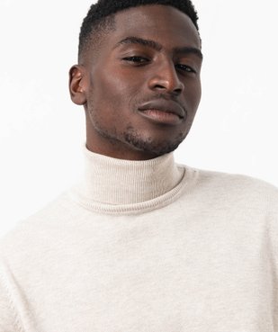Pull à col roulé en maille fine homme vue3 - GEMO 4G HOMME - GEMO