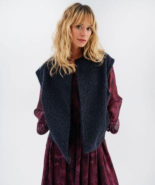 Gilet sans manches coupe oversize femme vue1 - GEMO(FEMME PAP) - GEMO