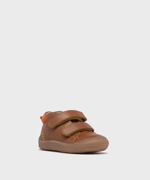 Chaussures premiers pas en cuir bébé garçon NA! vue2 - NA! GEMO FOR GOOD - GEMO