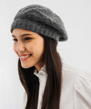 Béret en maille tricotée femme vue4 - GEMO (ACCESS) - GEMO